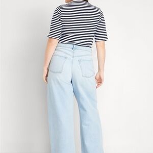 High-Waisted Baggy Wide Leg Jeans